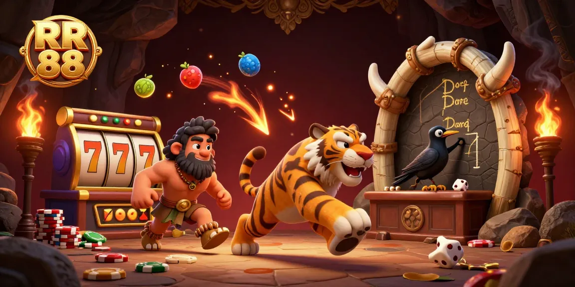 Experience thrilling gaming moments at RR 88, featuring dynamic slot reels and jackpot excitement.