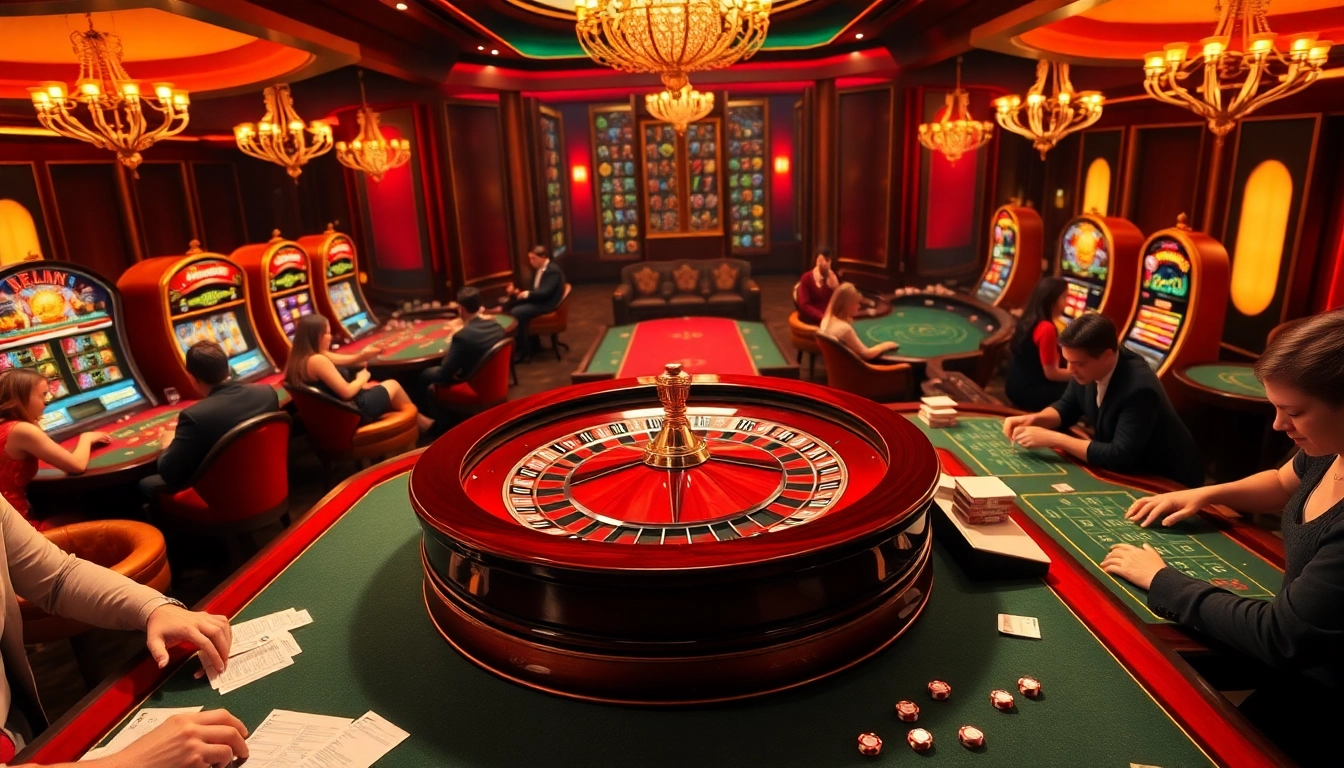 Experience thrilling gameplay at http://fabet0.com/ with roulette, cards, and vibrant casino ambiance.