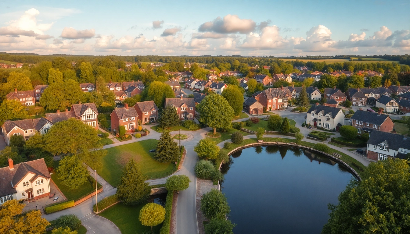 Discover the beautiful Pyrford village with its lush landscapes and serene water features.