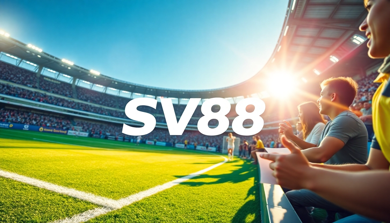 Betters enjoying the thrill of sports betting with SV88 at the forefront.