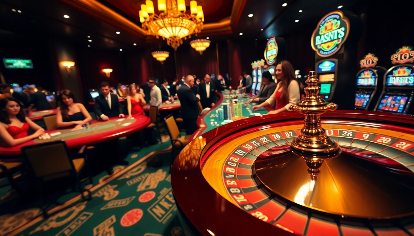 Experience the excitement at https://bet888.solutions/ with thrilling poker games and vibrant casino lights inviting players to engage in high-stakes action.