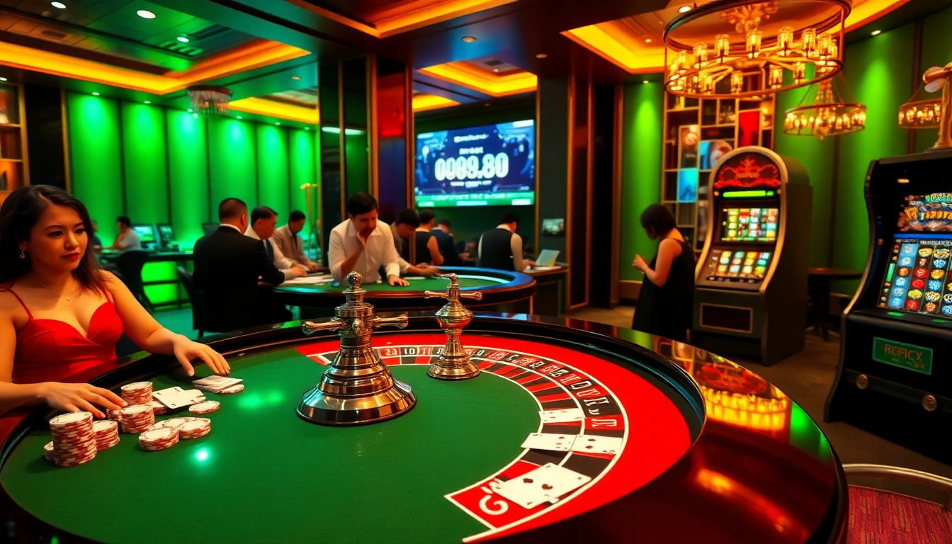 Experience the thrill of gambling with luxurious elements at https://rr88.lat/, featuring roulette and poker.