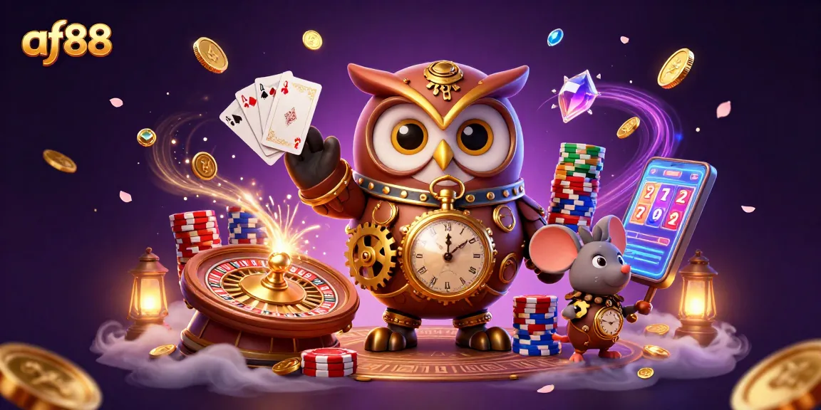 Experience the thrill of af88 with vibrant 3D casino elements and dynamic gaming action.
