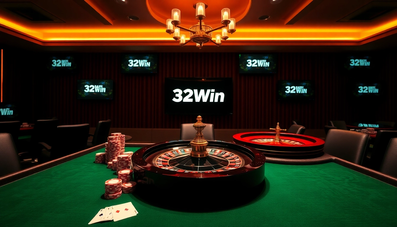 Experience thrilling gameplay at 32Win Casino with vibrant tables and exciting gaming action.