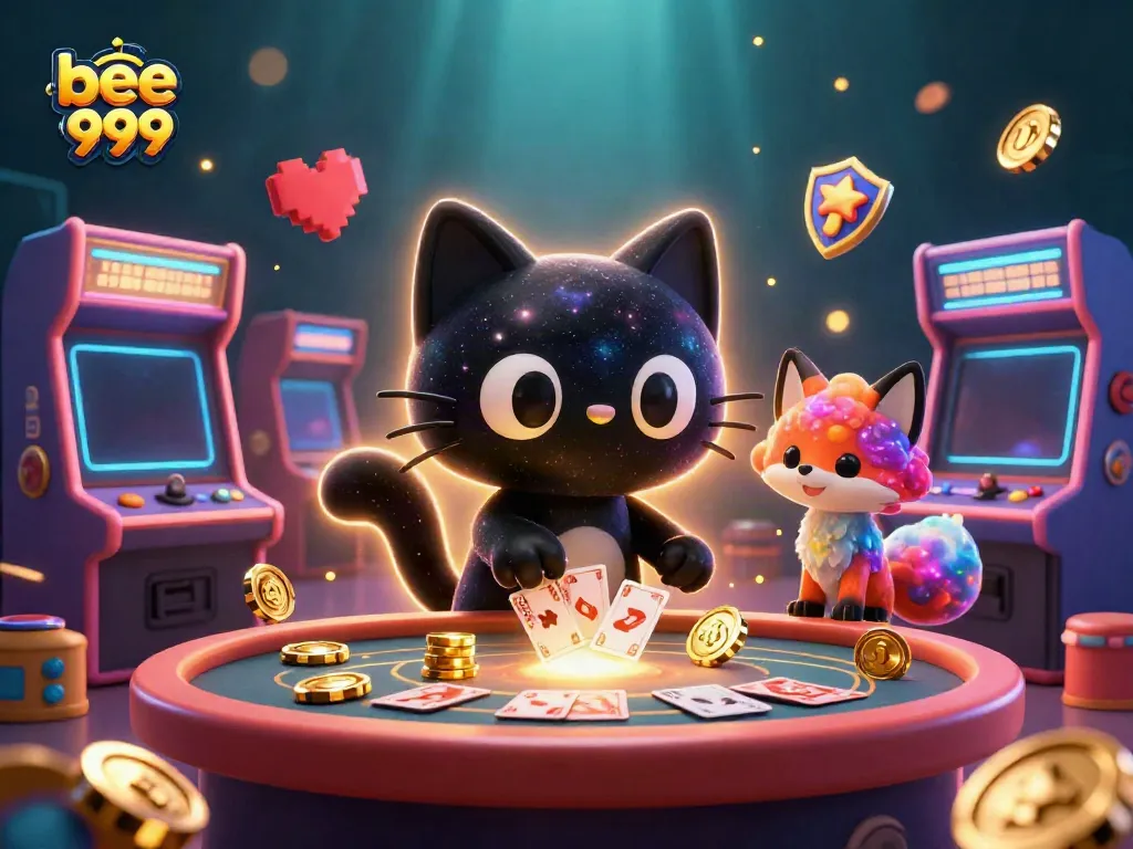 Experience the excitement of bee 999 with vibrant slots and cosmic adventures in a colorful casino.