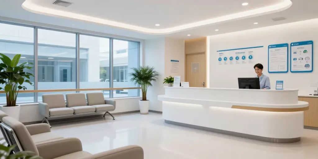 Welcoming weight loss pharmacy with professional staff providing patient care and health services.