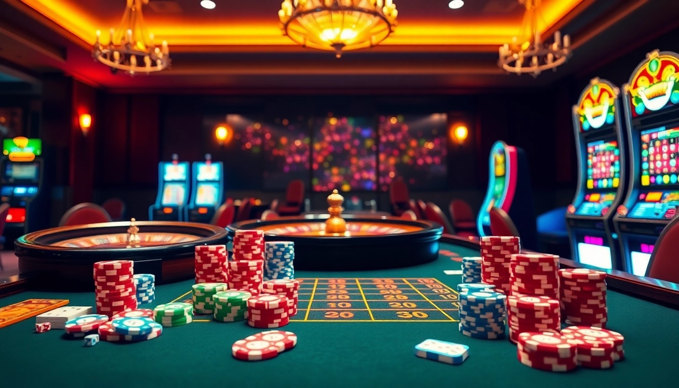 Engaging scene of casino excitement featuring games and strategies at https://789win.apartments/.