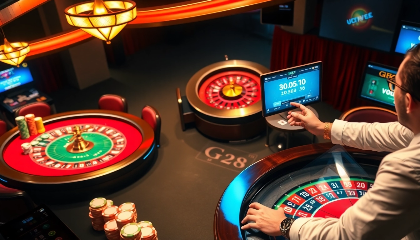 G28 offers thrilling casino experiences with vibrant tables and exciting games.