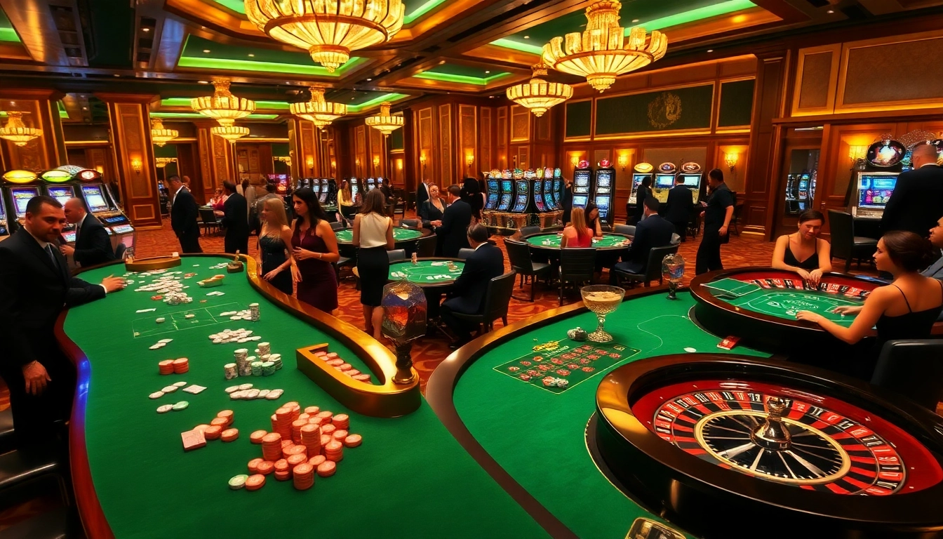 Players reveling in an exciting casino atmosphere at Neo79 with lively tables and games.