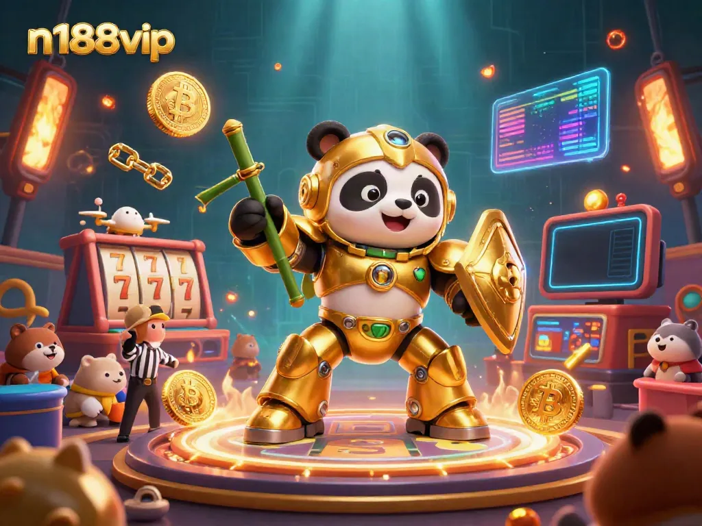 Experience thrilling gameplay at n188vip with vibrant slots, jackpots, and 3D crypto elements.
