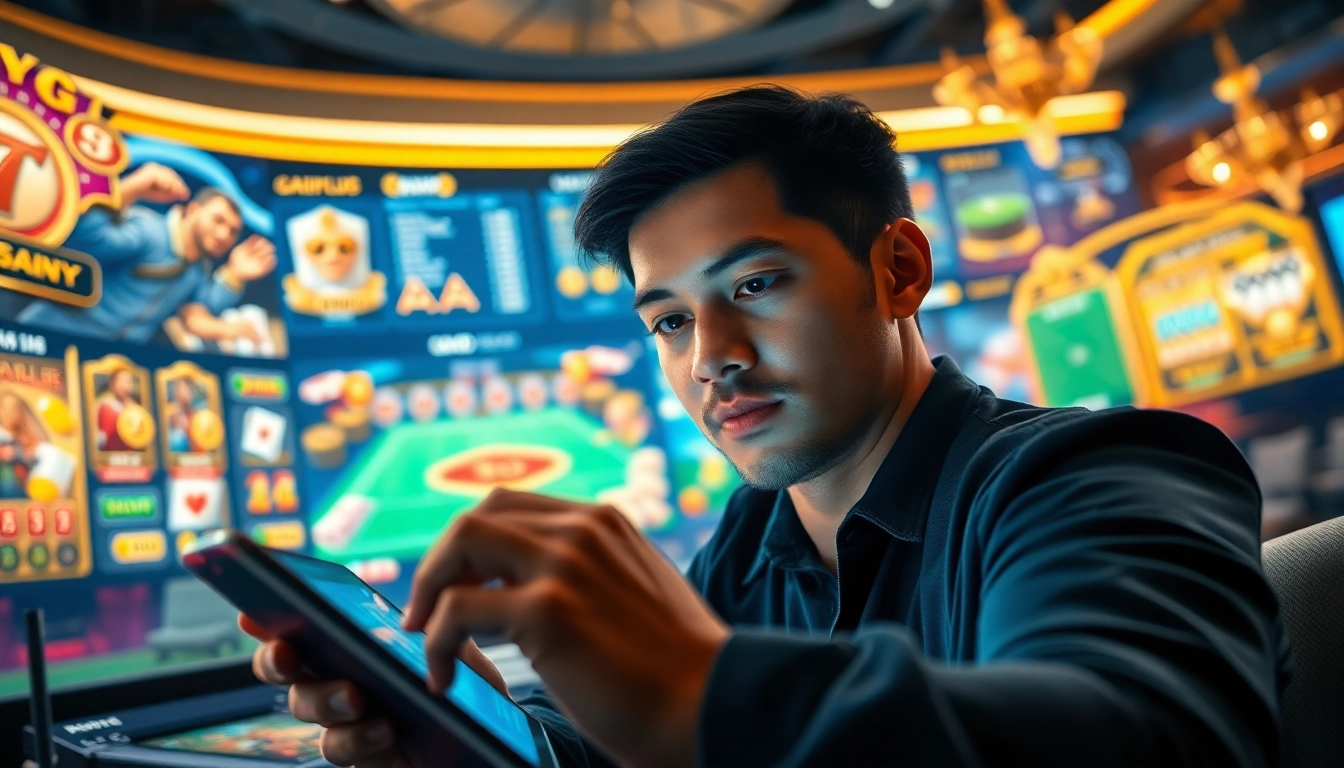 Experience online gaming at its best with https://mm88.sa.com/, featuring vibrant visuals of casino games and sports betting.