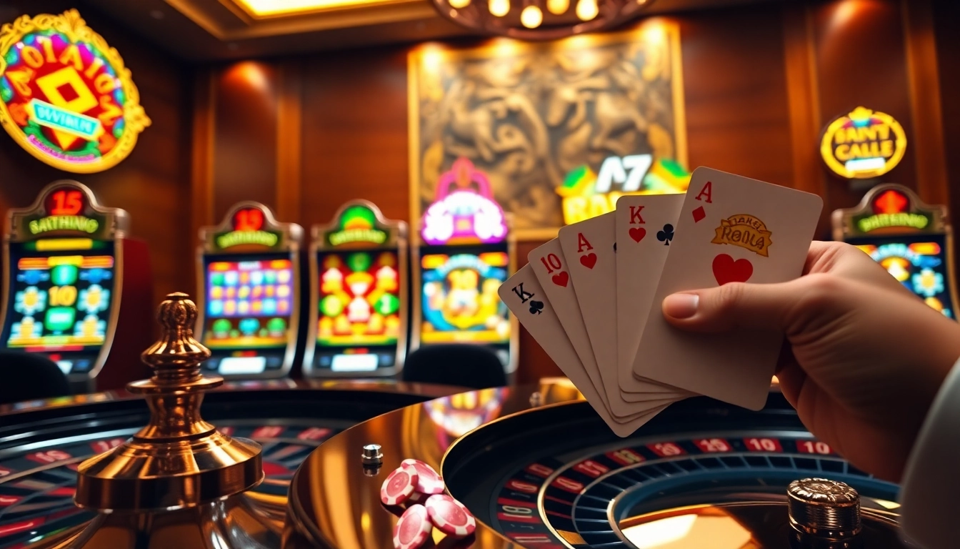 Experience the thrill of raja barong-themed slot machines in a vibrant casino atmosphere.