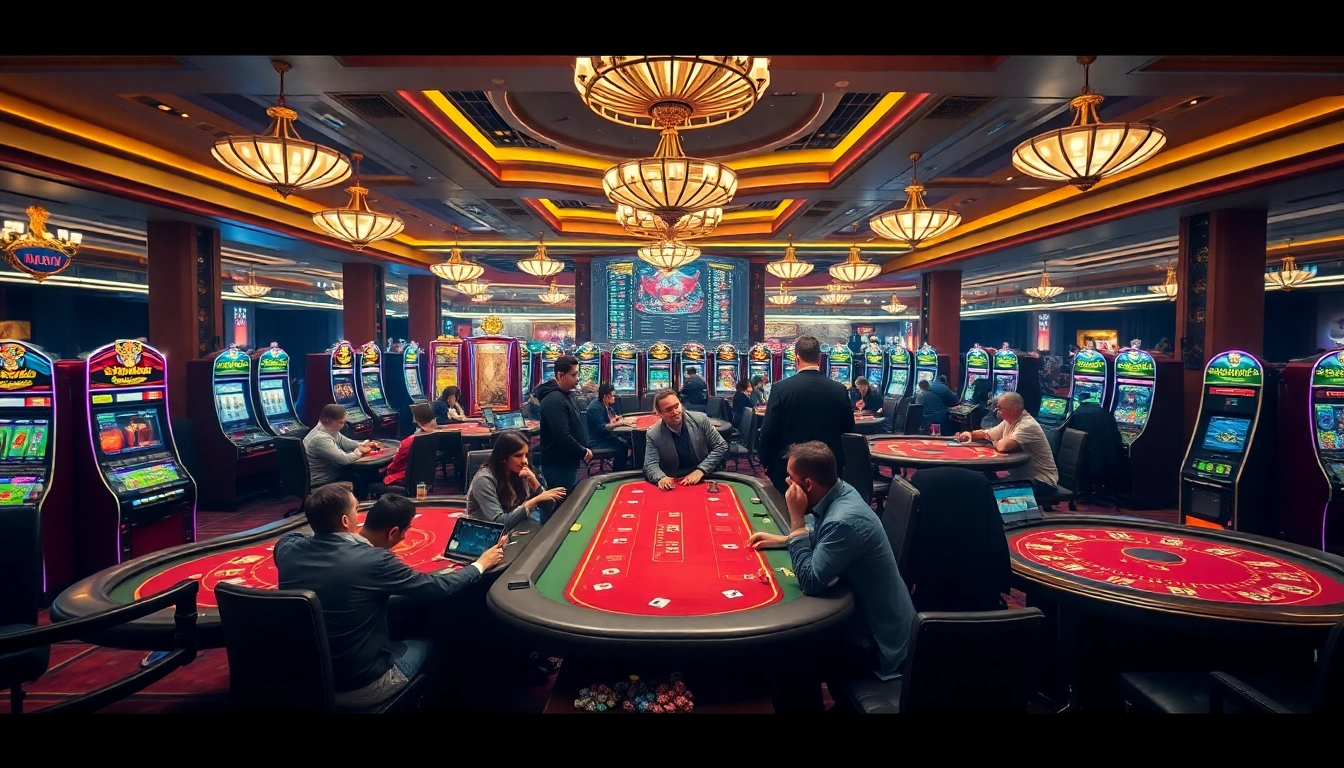 Experience thrilling gambling at https://mm88.forex/ with vibrant casino tables and modern slot machines.