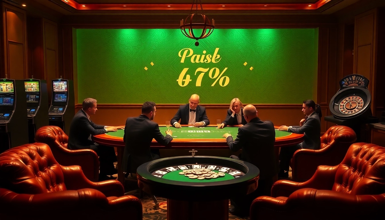 Engaging poker players utilize strategies from https://nhandinhkeonhacai.news/ in a vibrant casino atmosphere.