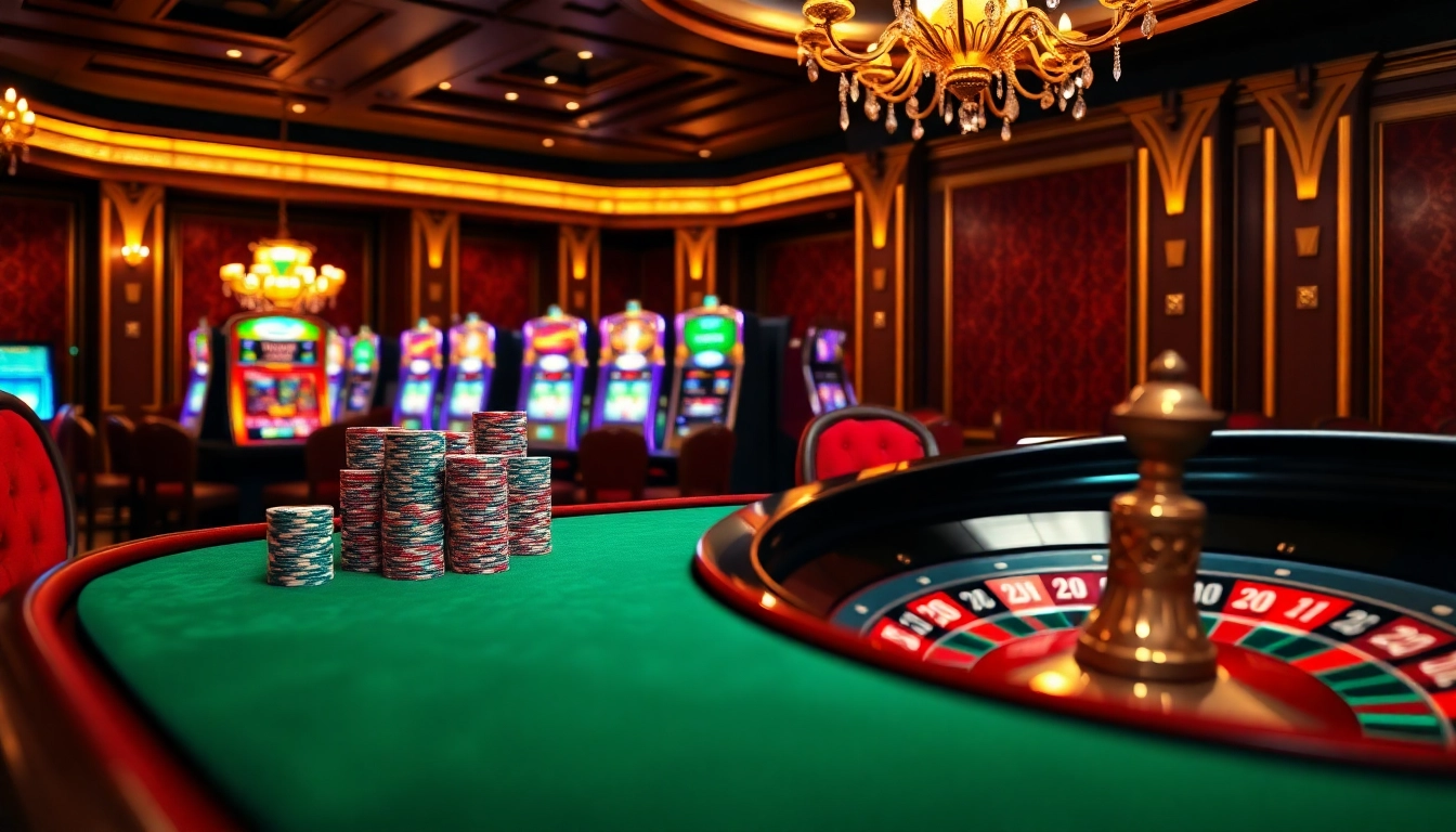 Experience the excitement of SKY88 casino tables with vibrant slots and strategic poker gameplay.