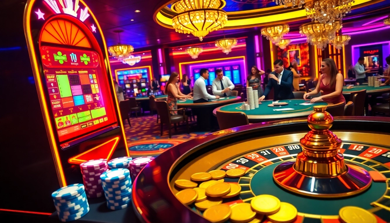 Experience the excitement of raja barong at a vibrant casino, featuring dynamic slot machines and poker games.