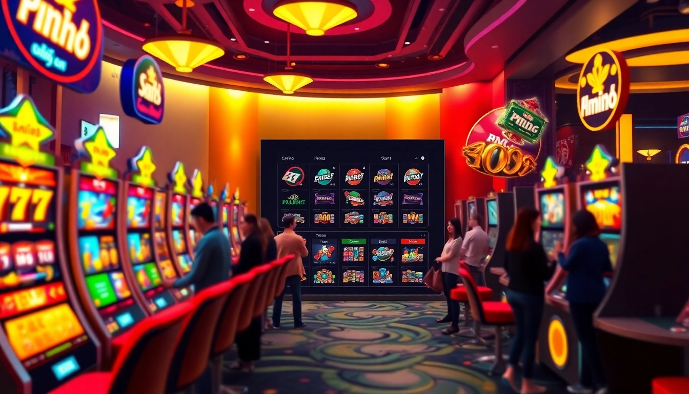 Vibrant online casino interface illustrating hm88 Com with engaging games and user-friendly features.