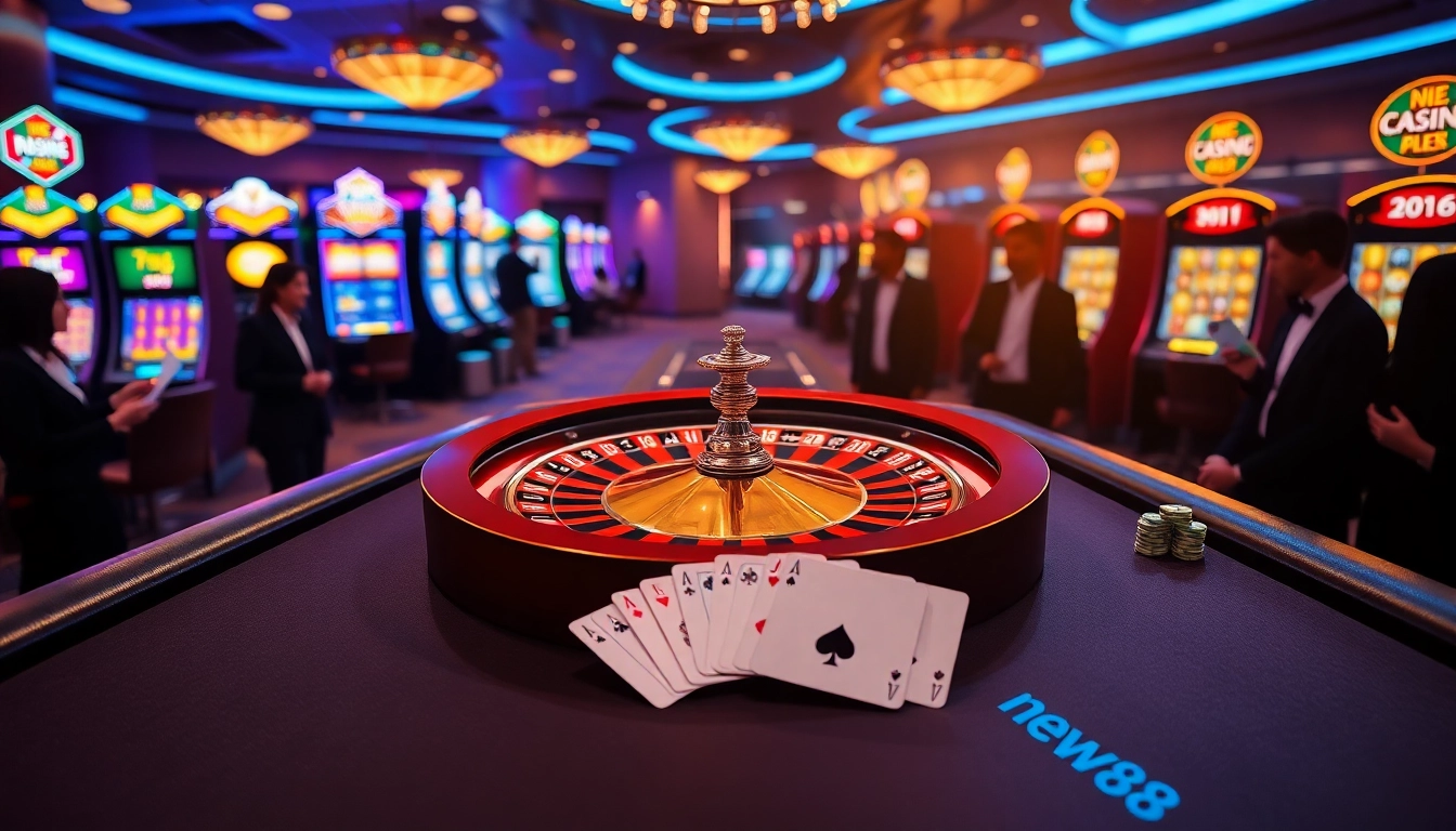 Experience thrill and luxury at new88 online casino with a vibrant gambling scene.