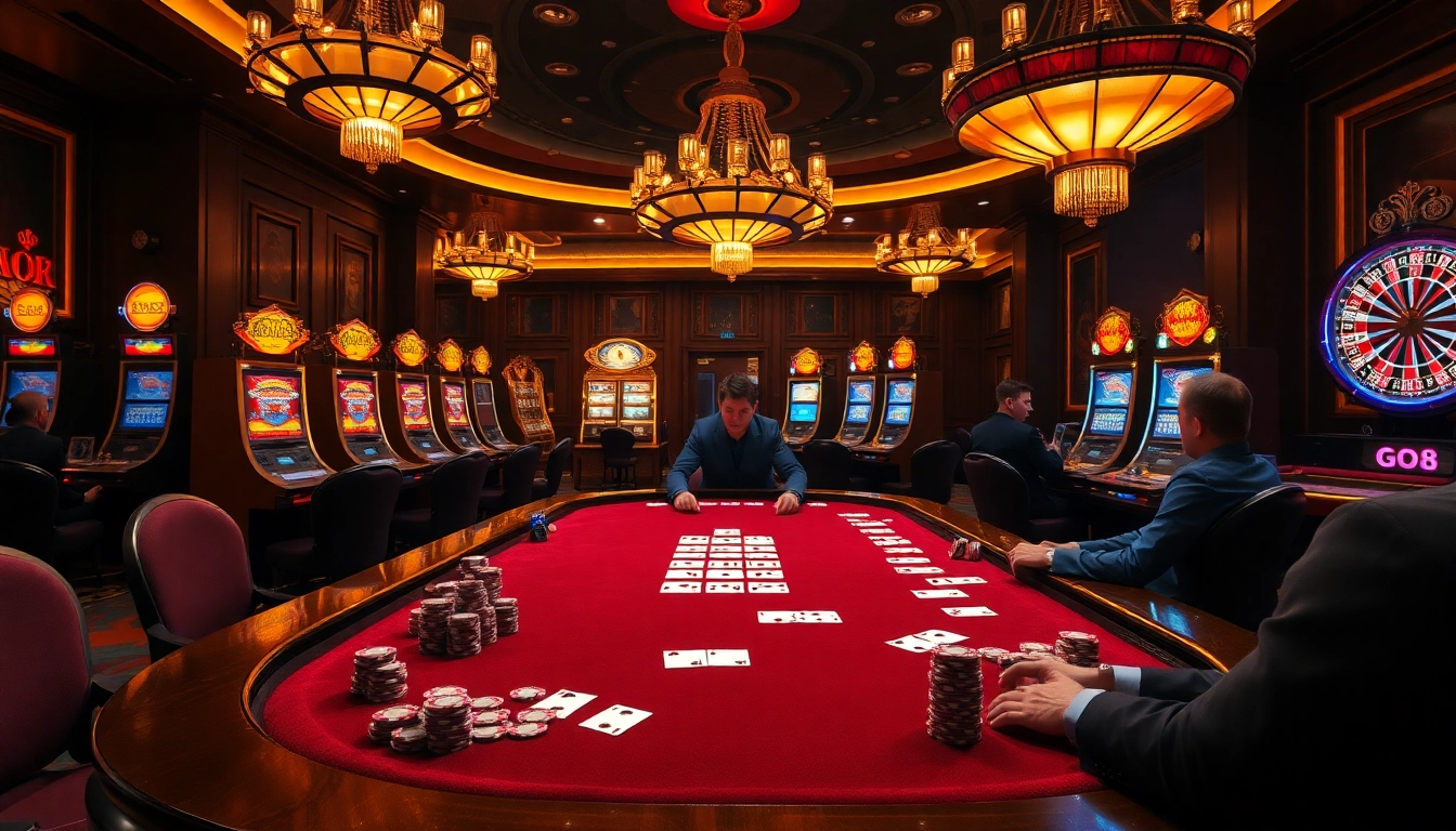 Experience the thrill of the game go8 at a luxurious casino table.