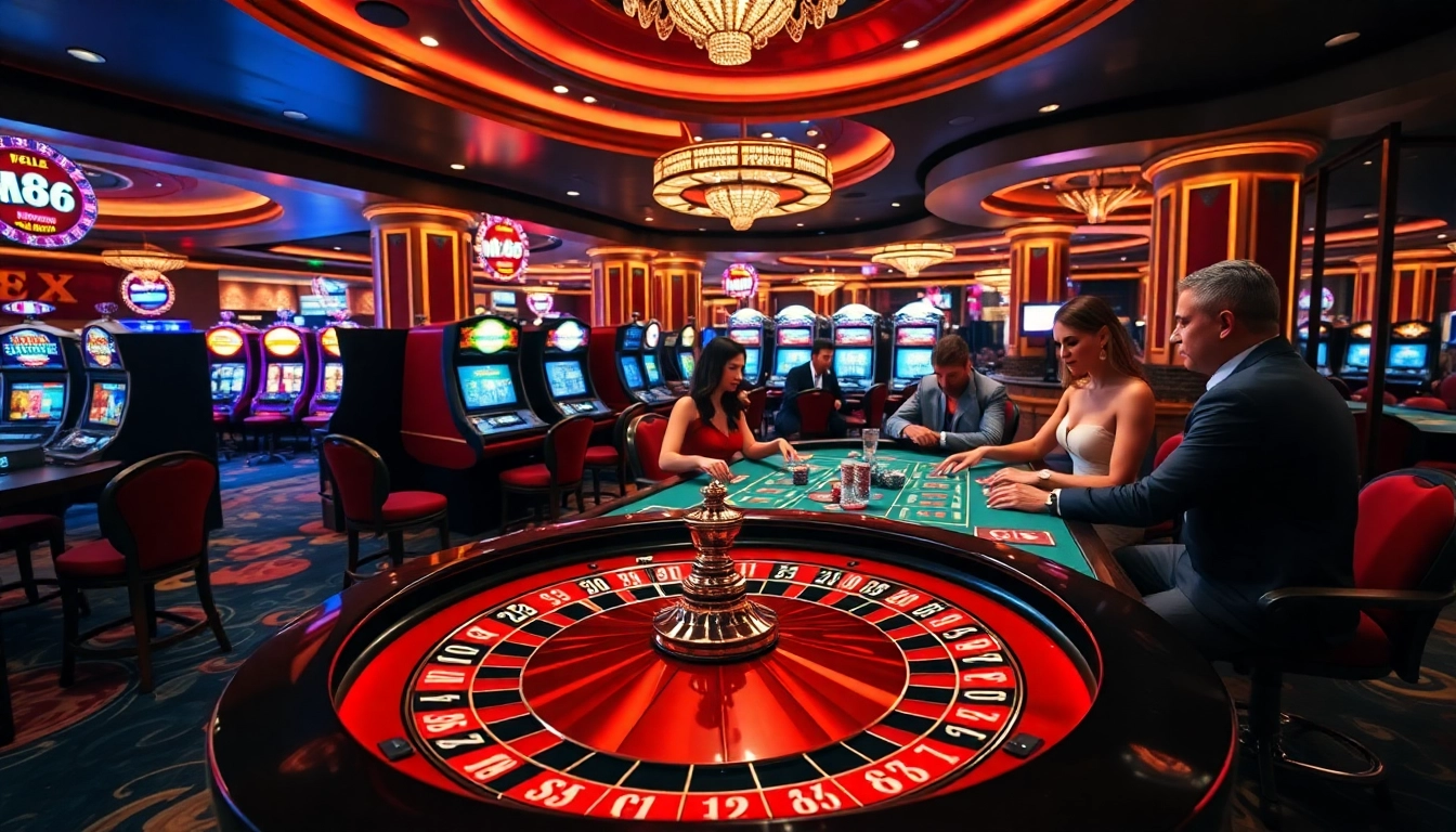 Experience the thrill of MB66 as players engage at an elegant casino table.