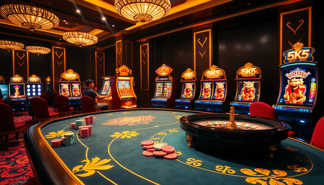 Encourage winning bets at raja barong-themed casino game table filled with vibrant chips.