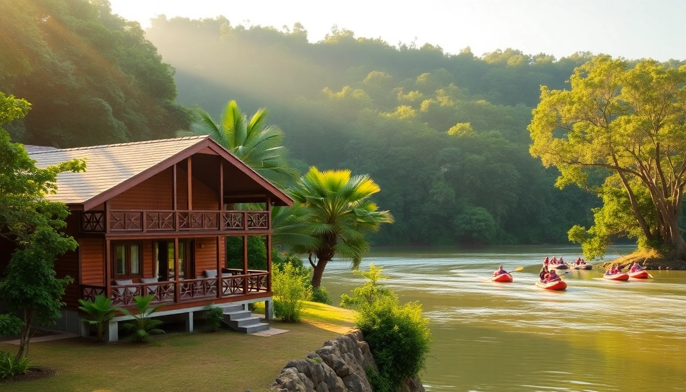 Dandeli Hotels offer relaxing riverside views and adventure activities amidst lush forests.