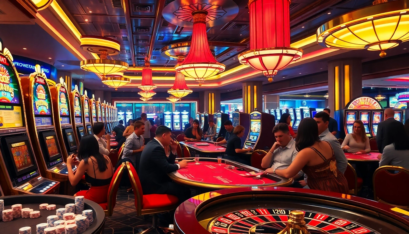 Exciting casino action at 58WIN showcasing players engaged in thrilling games and winning moments.