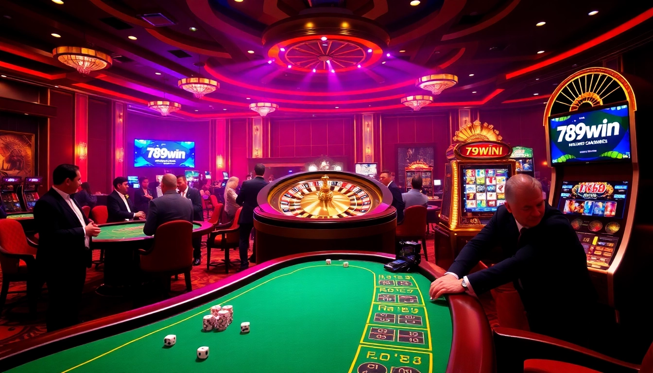 Experience the excitement of 789win with vibrant casino games, roulette wheel, and thrilling betting action.