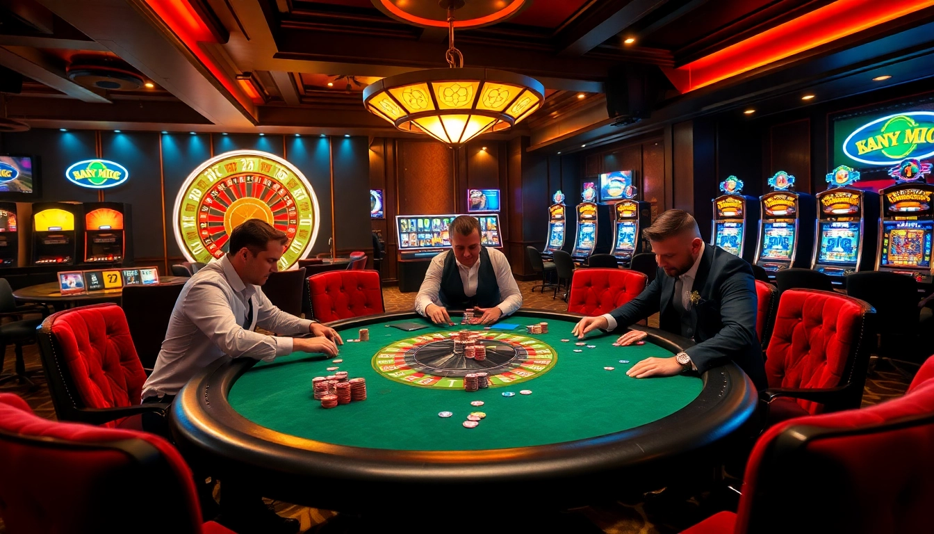 Experience the thrill of high-stakes poker at MB66 Casino with vibrant gaming action.