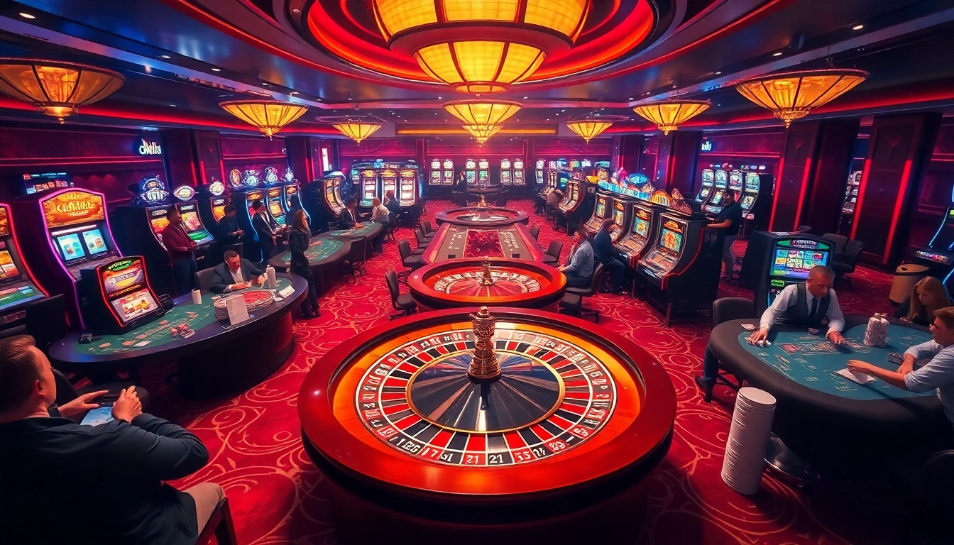 Experience the thrill of ABC8 at a vibrant casino with intense gambling action.