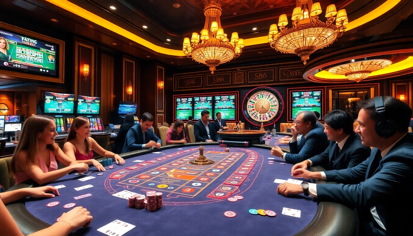 Experience thrilling gameplay at the S88 table with vibrant poker chips and cards.