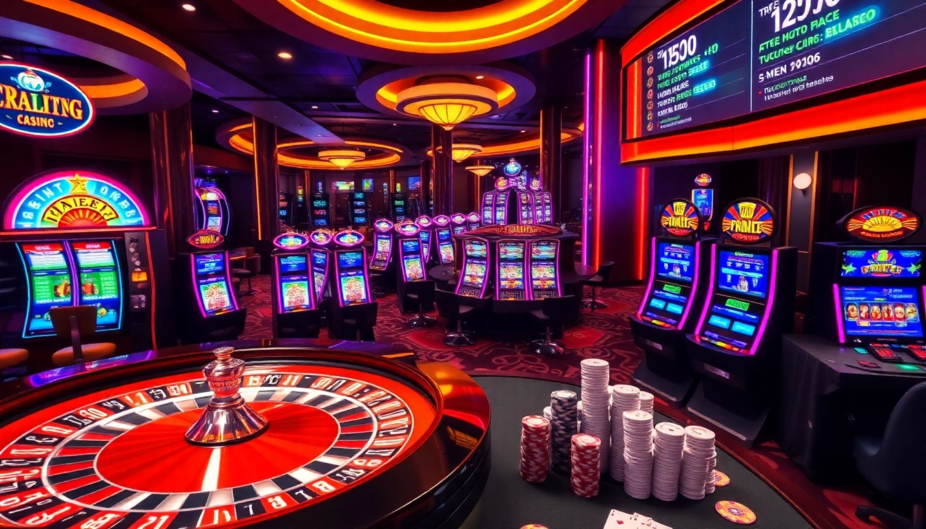 Experience the excitement of https://www.5z7776.com/ with poker chips and roulette!
