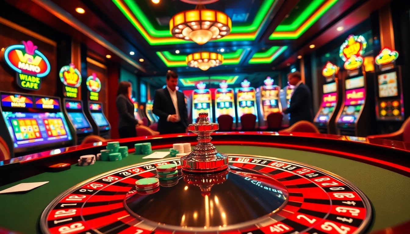 Immerse yourself in the excitement of gambling at https://vua99.lat/ with a luxurious casino scene.
