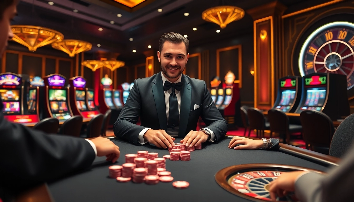 Engage in thrilling gameplay as you tải sunwin at a luxurious casino poker table.