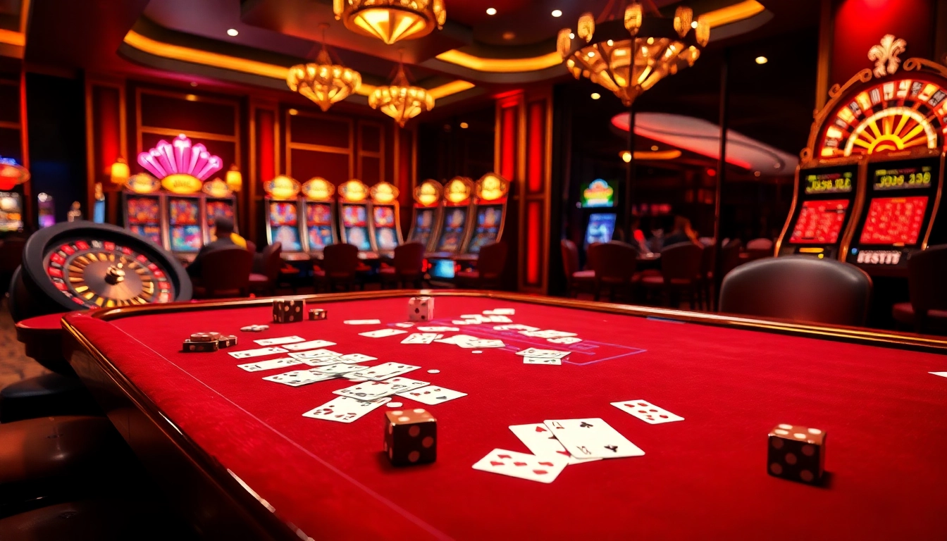 Experience thrilling gaming at DN88 with vibrant casino elements and luxurious designs.
