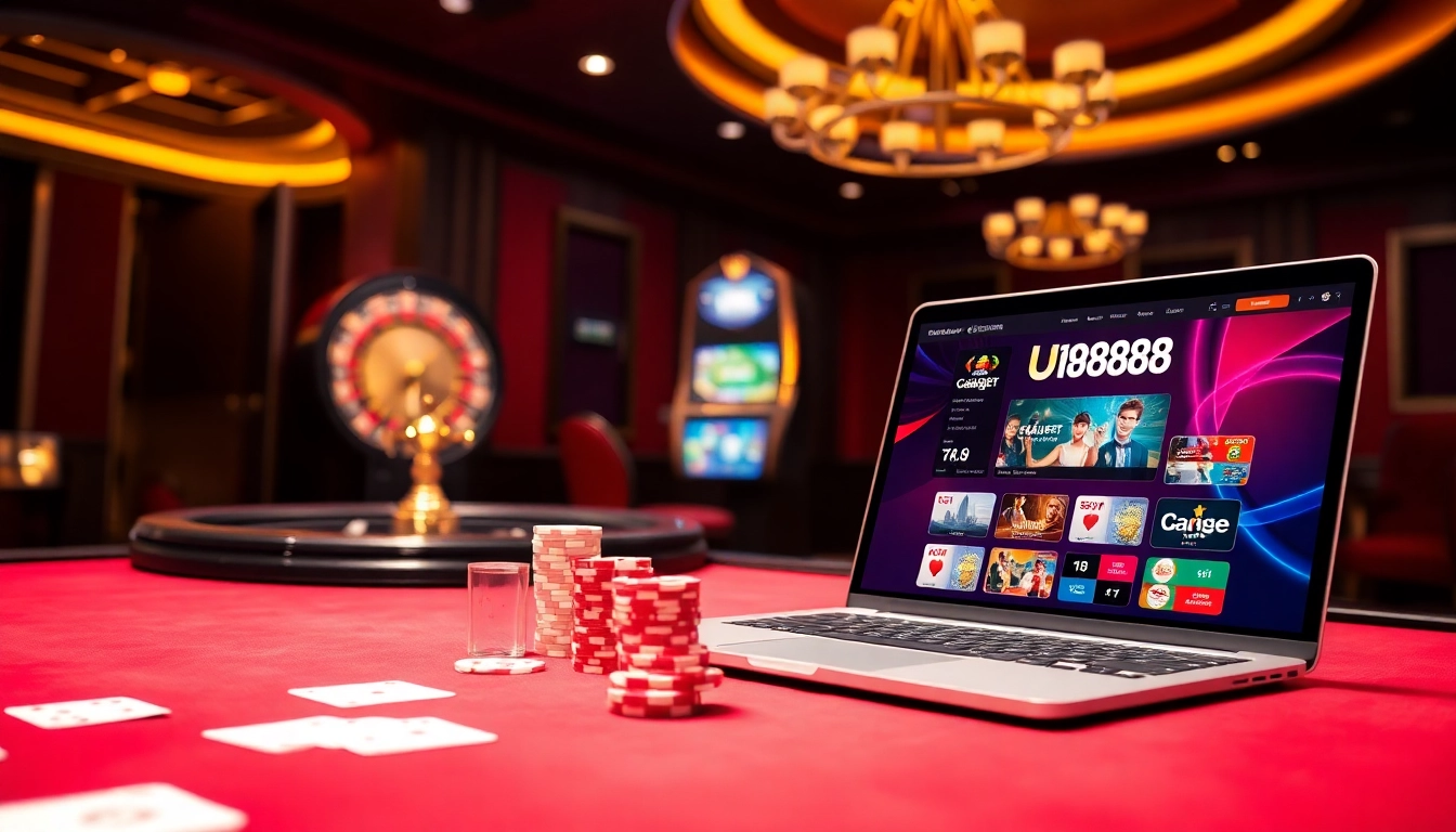 Enjoying a thrilling game at uu88 casino with vibrant tables and exciting slots.