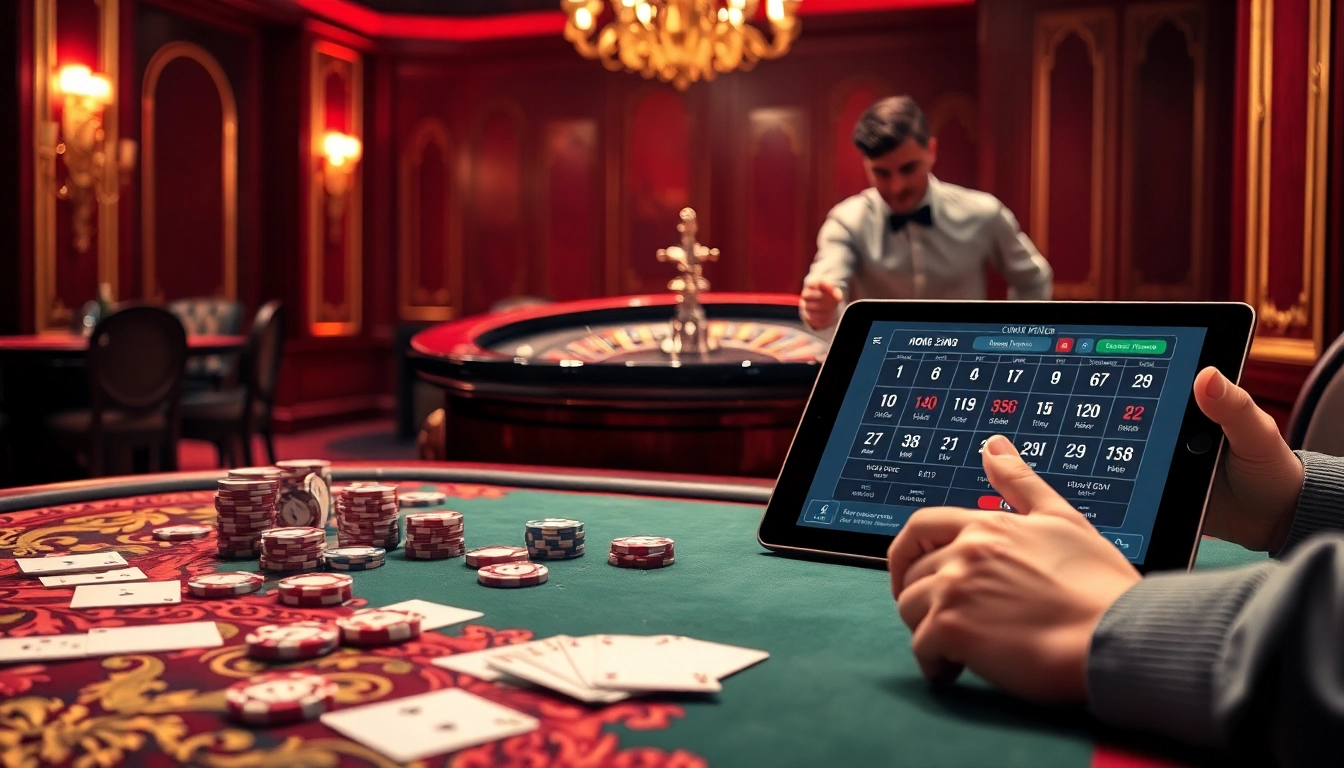 Action-packed gambling scene featuring XX88 at a luxurious casino table with vibrant colors.