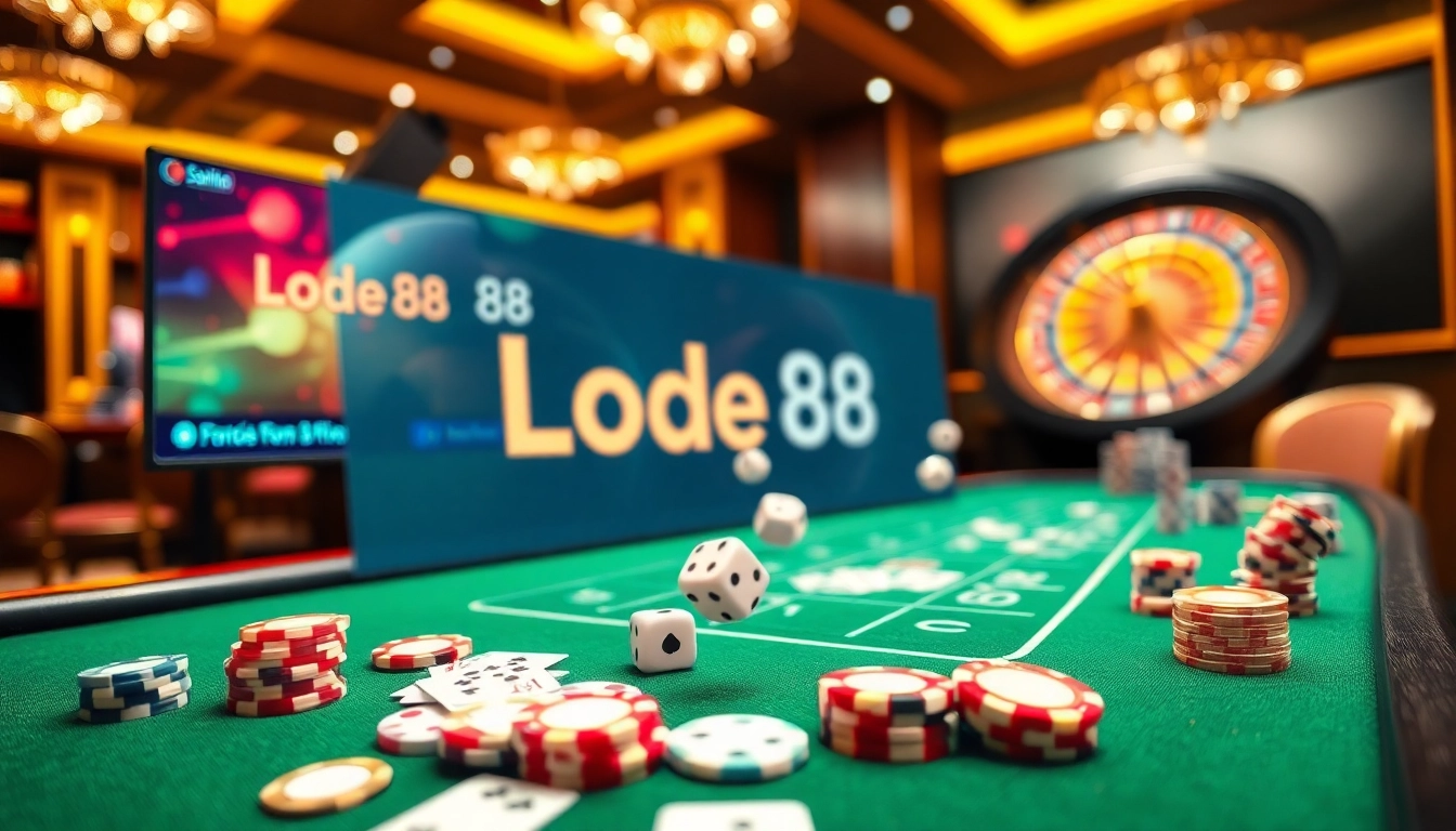 Winning strategies at https://lode88uk.com/ showcased at a vibrant online casino table.