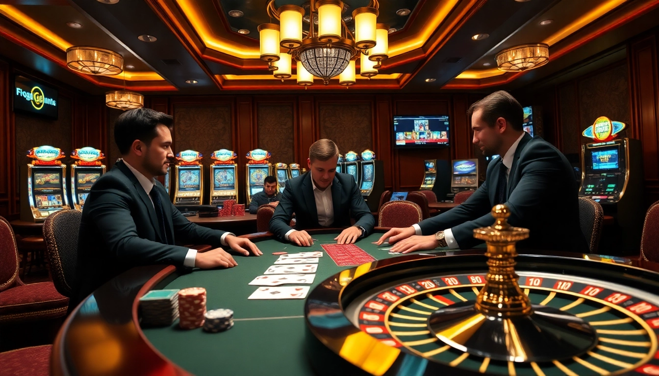 Experience thrilling poker action at ffgg88.com with vibrant casino visuals and engaging gameplay.