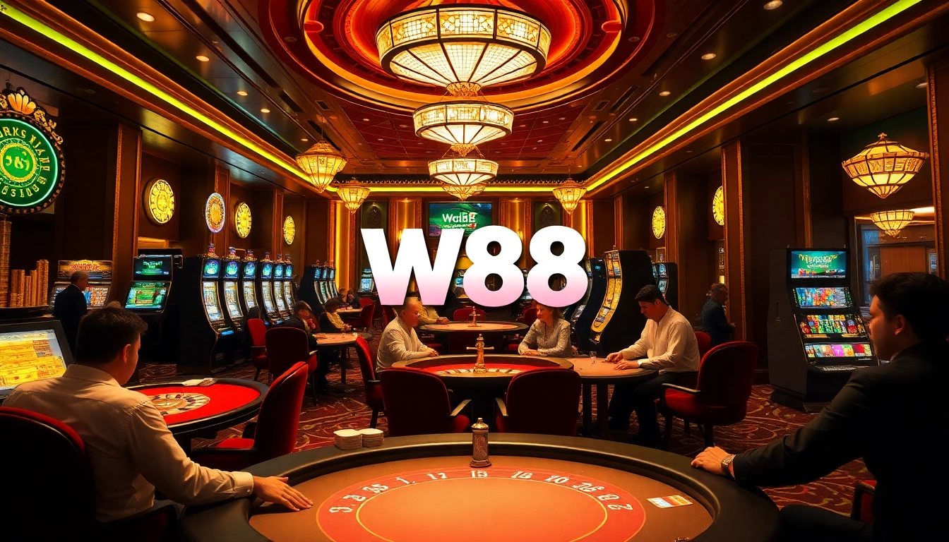 Experience the thrill of winning at W88 with luxurious casino games and stunning visuals.