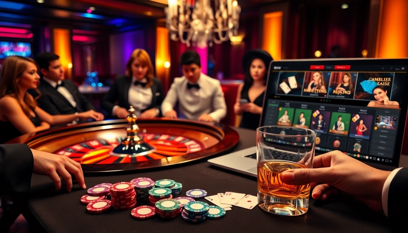 Experience the thrill of rikvip with vibrant casino action at a roulette table.