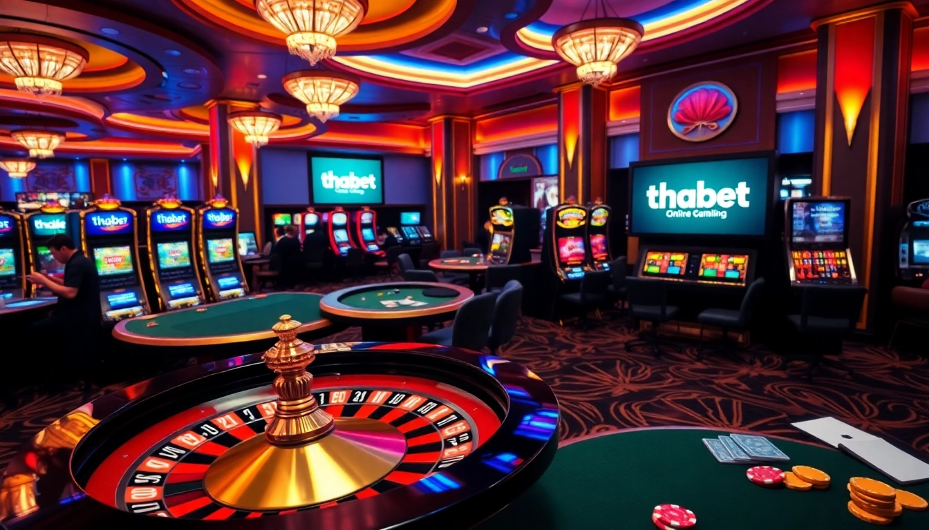 Experience the thrill of thabet with high-stakes gambling at a luxury casino.
