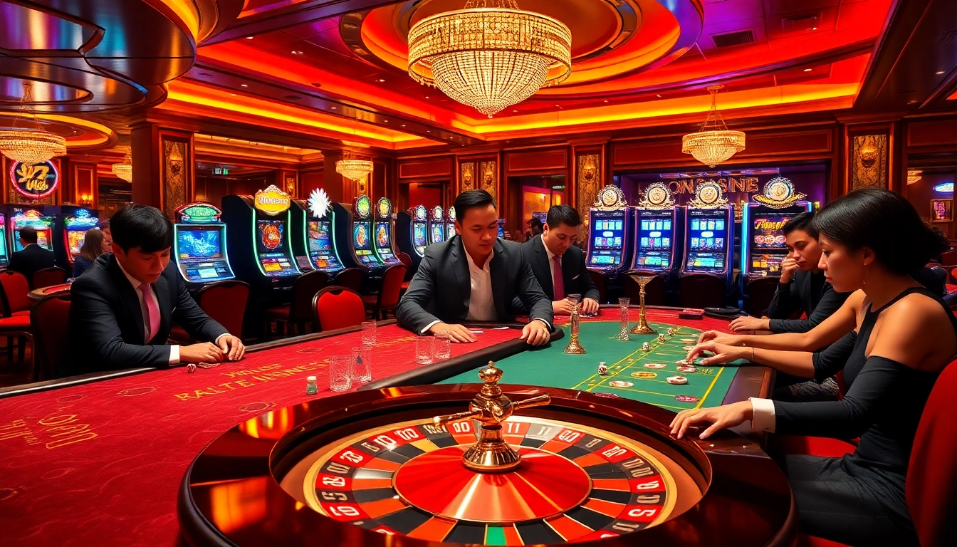 Experience the luxury and excitement of iwin club with excited players at high-stakes casino tables.