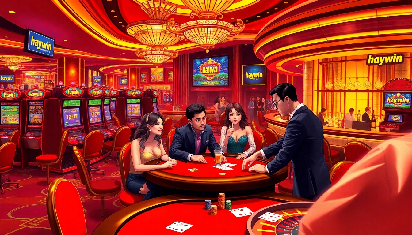 Engaged players at hay.win experiencing the thrill of poker and casino games.