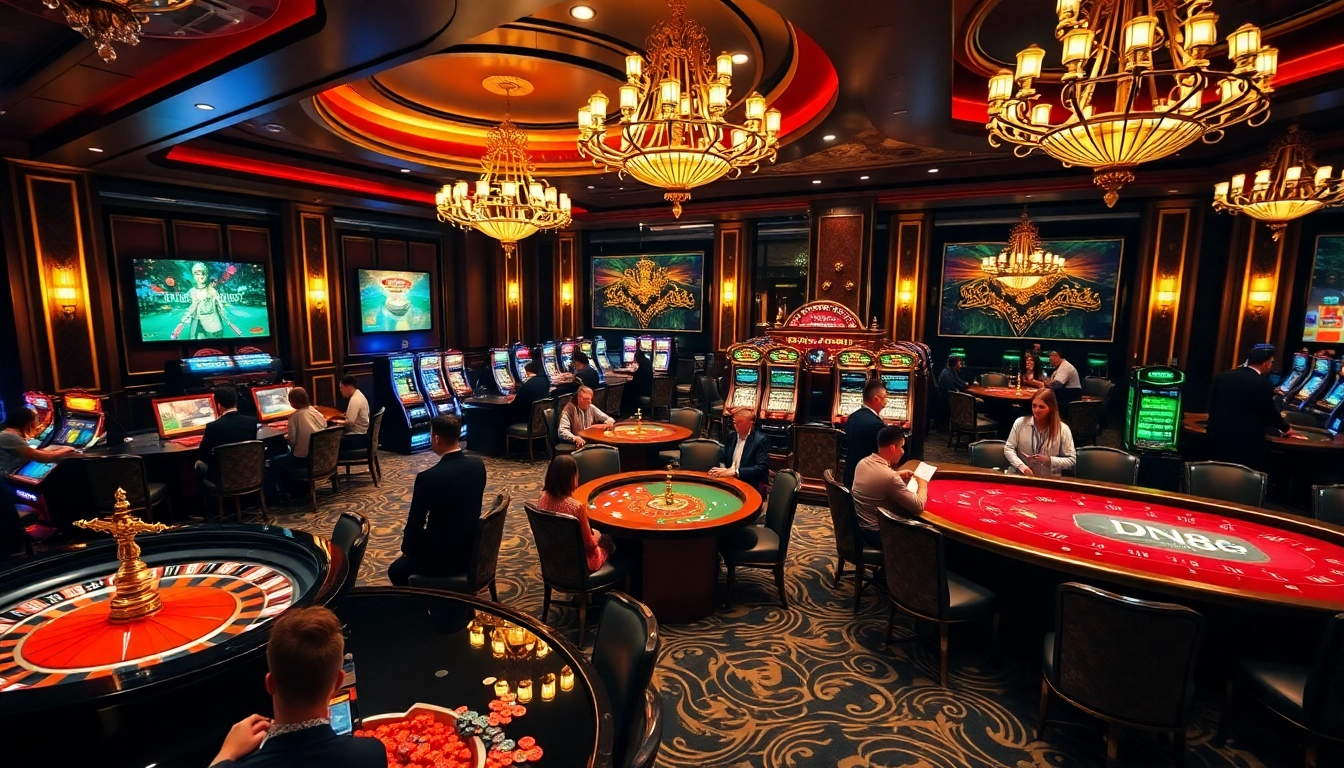 Experience thrilling gameplay at DN88 casino with vibrant tables and professional dealers.