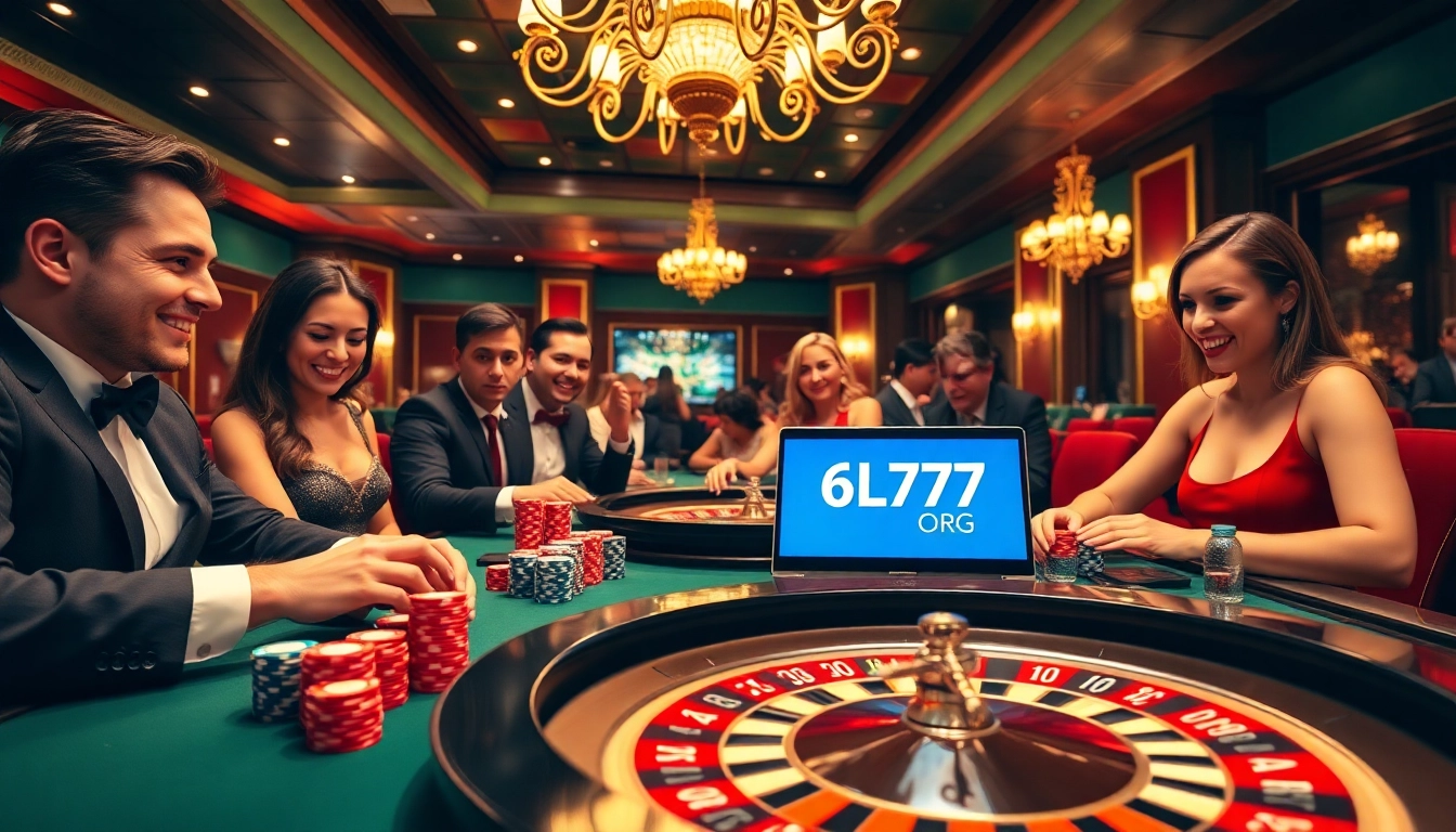 Experience the excitement of betting at 6L777 ORG while enjoying vibrant casino visuals.