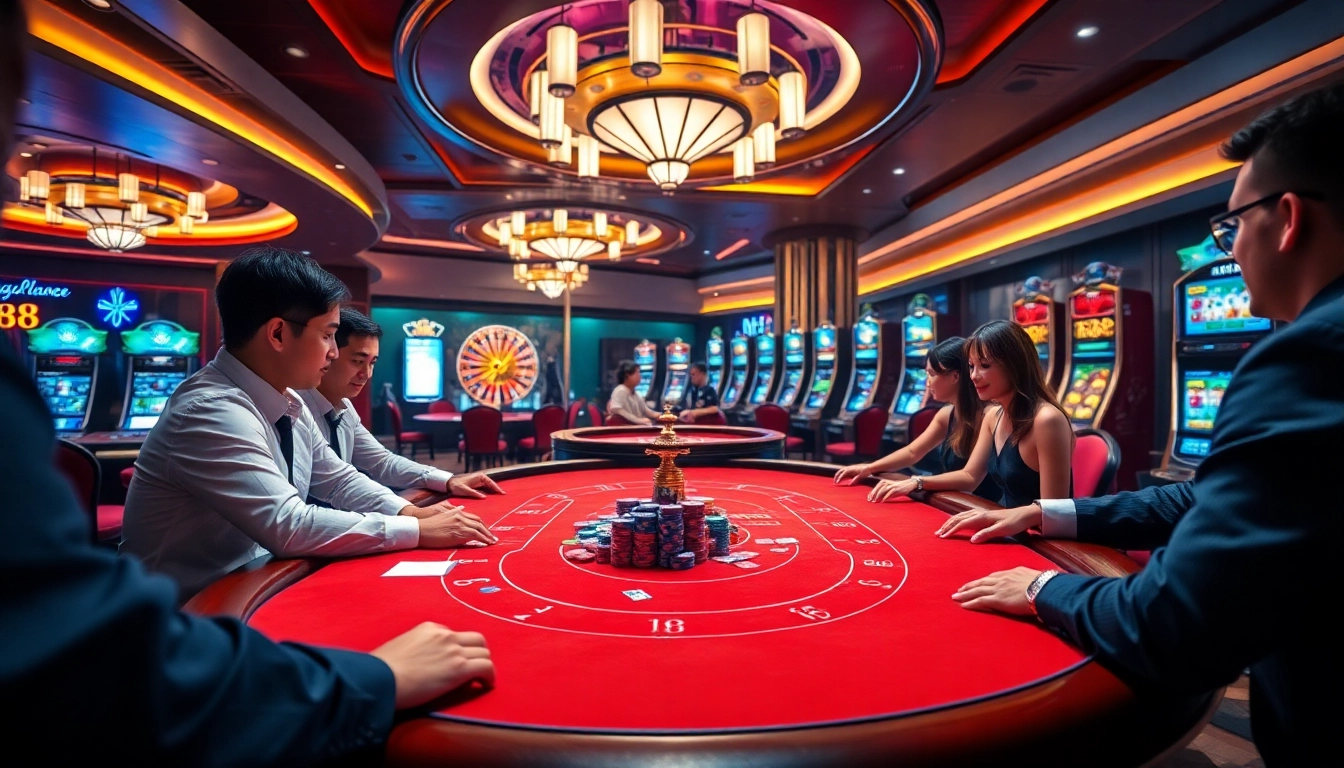 Experience the thrill of 88i baccarat with dynamic gaming tables and vibrant action.